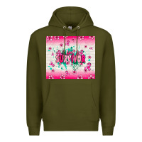 Army Green I am a survivor Premium Hoodie - NancyCooperArtShop