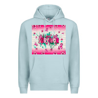 Blue Mist I am a survivor Premium Hoodie - NancyCooperArtShop