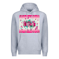 Heather Grey I am a survivor Premium Hoodie - NancyCooperArtShop