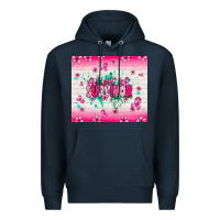 Navy I am a survivor Premium Hoodie - NancyCooperArtShop