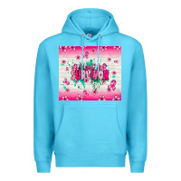 Ocean Blue I am a survivor Premium Hoodie - NancyCooperArtShop
