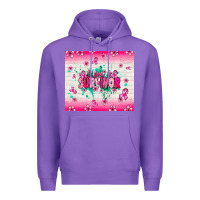 Purple I am a survivor Premium Hoodie - NancyCooperArtShop
