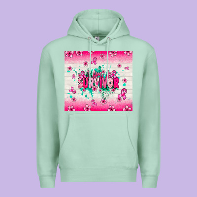 I Am A Survivor Premium Hoodie Designed By Nancycooperartshop