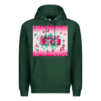 Sports Green I am a survivor Premium Hoodie - NancyCooperArtShop