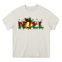 Cream noel Christmas bells Heavy Core Tee - BarkalooDesign