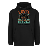 Black Level 13 Unlocked Official Teenager 13th Birthday Heavyweight Hoodie - Bettercallsaul