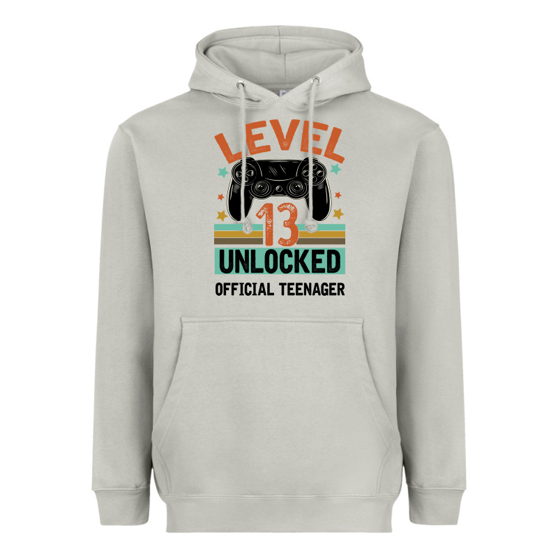 Level 13 Unlocked Official Teenager 13th Birthday Heavyweight Hoodie by Bettercallsaul | Teevron