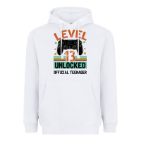 White Level 13 Unlocked Official Teenager 13th Birthday Heavyweight Hoodie - Bettercallsaul