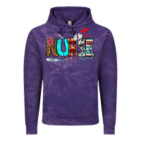 Cloud Purple western nurse Vintage Hoodie - BundleAndBundleShop