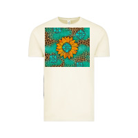 Vintage Arctic Sunflower Gemstone Leopard Vintage Tee - Artiststas