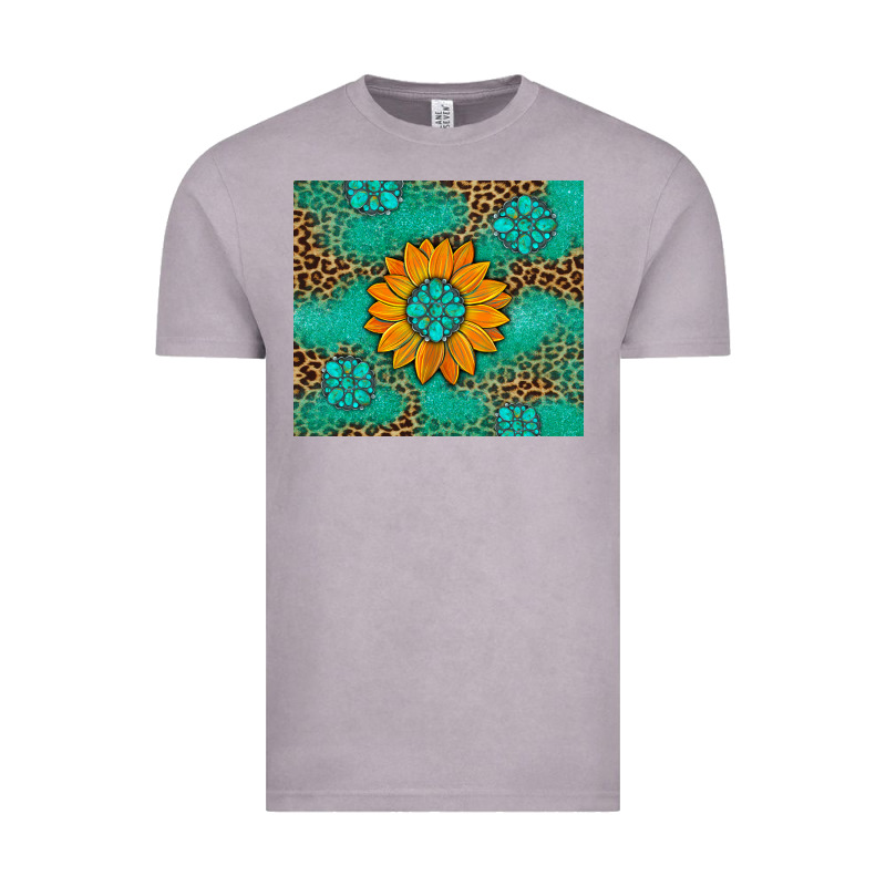 Sunflower Gemstone Leopard Vintage Tee by Artiststas | Teevron