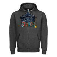 Charcoal Heather senior 2023 graduation hat bbs Zipper Hoodie - BundleAndBundleShop