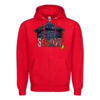 Red senior 2023 graduation hat bbs Zipper Hoodie - BundleAndBundleShop
