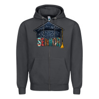 Smoke senior 2023 graduation hat bbs Zipper Hoodie - BundleAndBundleShop