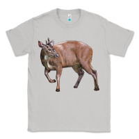 Red Brocket Buck Deer Classic Tee | Teevron