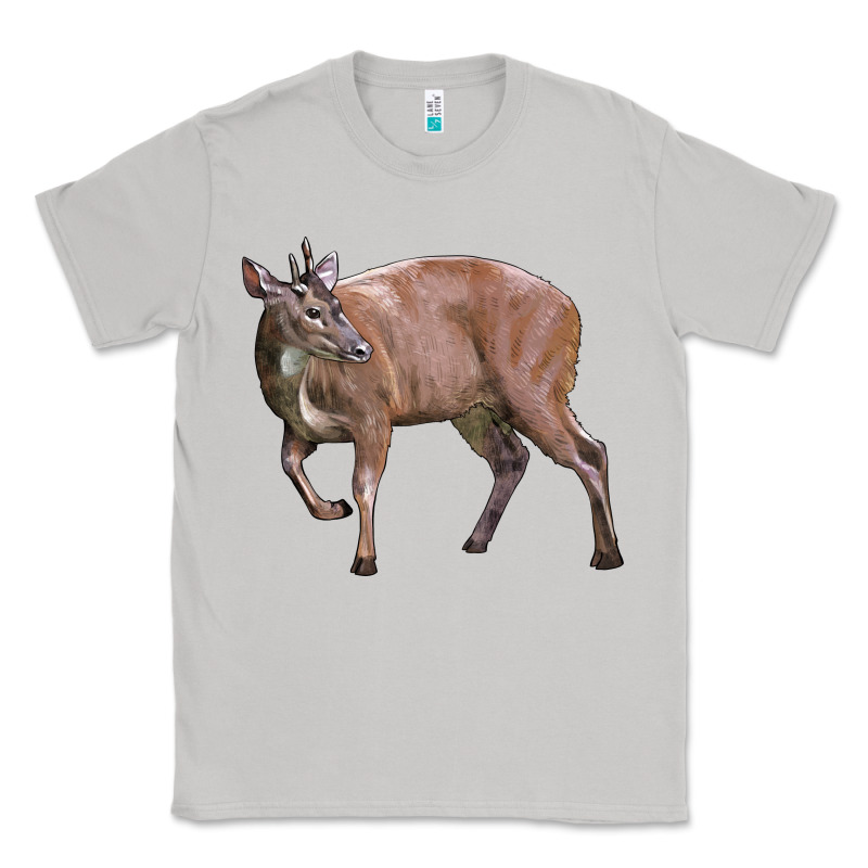 Red Brocket Buck Deer Classic Tee by LillyAllenDesigns | Teevron