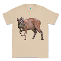 Mushroom Red Brocket Buck Deer Classic Tee - LillyAllenDesigns