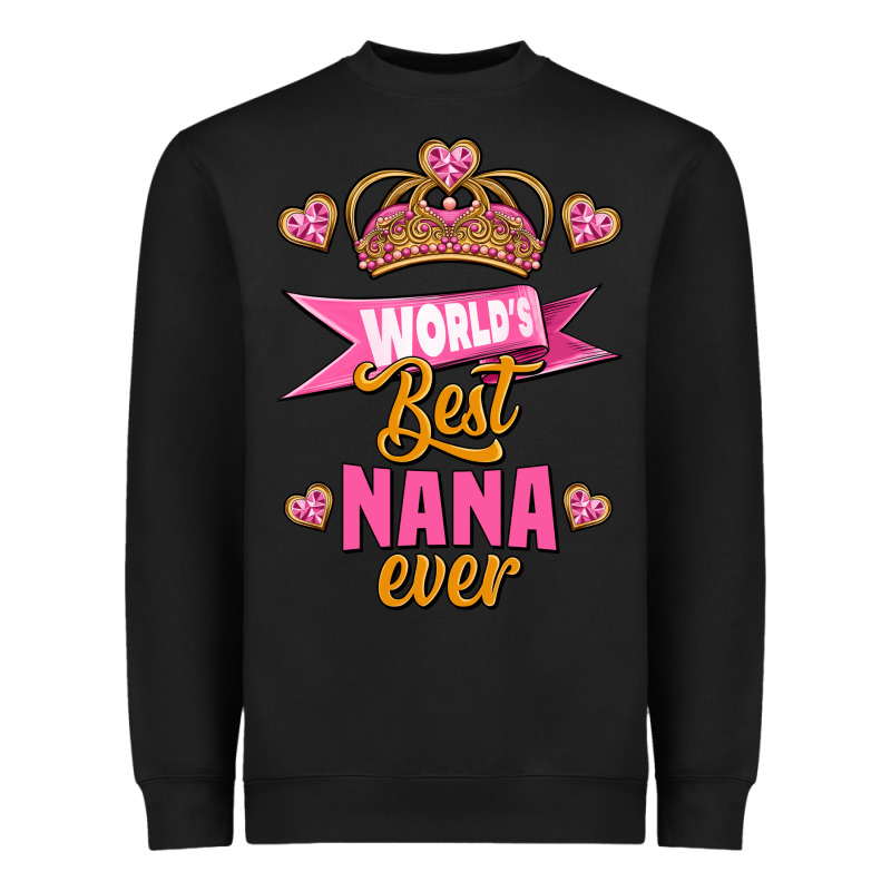 World's Best Nana Ever Heavyweight Sweatshirt by Jasminsmagicworld | Teevron
