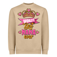 Mushroom world's best nana ever Heavyweight Sweatshirt - Jasminsmagicworld