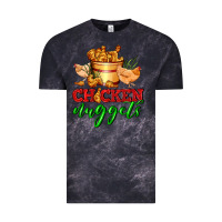 Cloud Black chicken nuggets Vintage Tee - AdoDesignShop