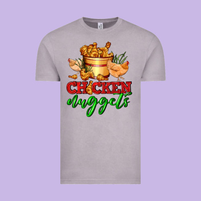 Chicken Nuggets Vintage Tee Designed By Adodesignshop