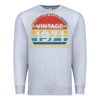 Heather Grey Vintage 1971 Limited Premium Sweatshirt - Bettercallsaul