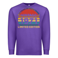 Purple Vintage 1971 Limited Premium Sweatshirt - Bettercallsaul