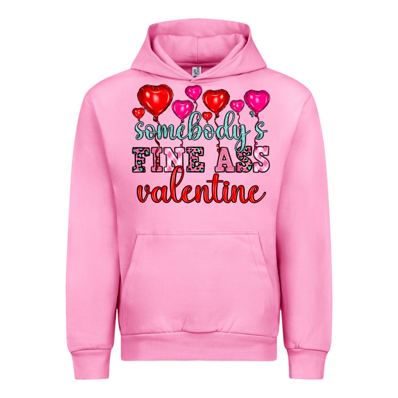 Somebody's Fine Ass Valentine Urban Hoodie by OliviaCreatesArt | Teevron