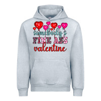 Heather Grey somebody's fine ass valentine Urban Hoodie - OliviaCreatesArt