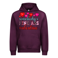 Mauve Wine somebody's fine ass valentine Urban Hoodie - OliviaCreatesArt