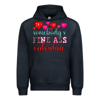Navy somebody's fine ass valentine Urban Hoodie - OliviaCreatesArt