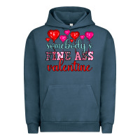 Pigment Midnight Navy somebody's fine ass valentine Urban Hoodie - OliviaCreatesArt