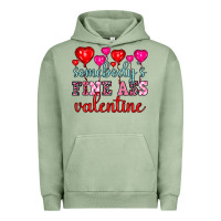 Pigment Oil Green somebody's fine ass valentine Urban Hoodie - OliviaCreatesArt