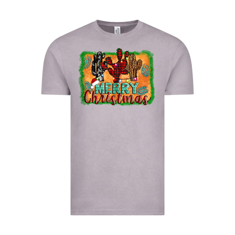 Merry Christmas Cactus Vintage Tee by AdoDesignShop | Teevron