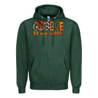 Sports Green gobble til you wobble bbs Zipper Hoodie - BundleAndBundleShop