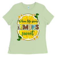 Matcha when life gives lemons sweet Ladies Tee - texasbilliewilder