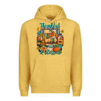 Antique Gold Thankful Blessed Premium Hoodie - texasbilliewilder