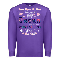 Purple Once Upon A Time There Was A Queen Who Was Born I Premium Sweatshirt - Bettercallsaul