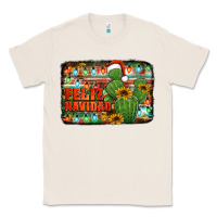 Natural feliz navidad merry christmas cactus Classic Tee - Jasminsmagicworld