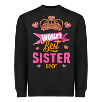 Black world's best sister ever Heavyweight Sweatshirt - Jasminsmagicworld