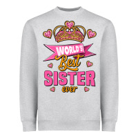 Heather Grey world's best sister ever Heavyweight Sweatshirt - Jasminsmagicworld
