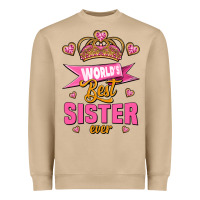 Mushroom world's best sister ever Heavyweight Sweatshirt - Jasminsmagicworld