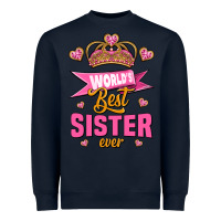 Navy world's best sister ever Heavyweight Sweatshirt - Jasminsmagicworld