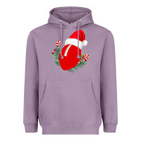 Lavender Christmas Football Heavyweight Hoodie - Bettercallsaul
