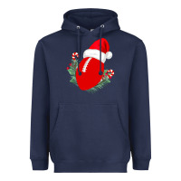 Navy Christmas Football Heavyweight Hoodie - Bettercallsaul