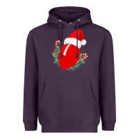 Plum Christmas Football Heavyweight Hoodie - Bettercallsaul