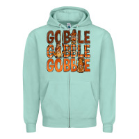 Seafoam gobble with gnomies bbs Zipper Hoodie - BundleAndBundleShop
