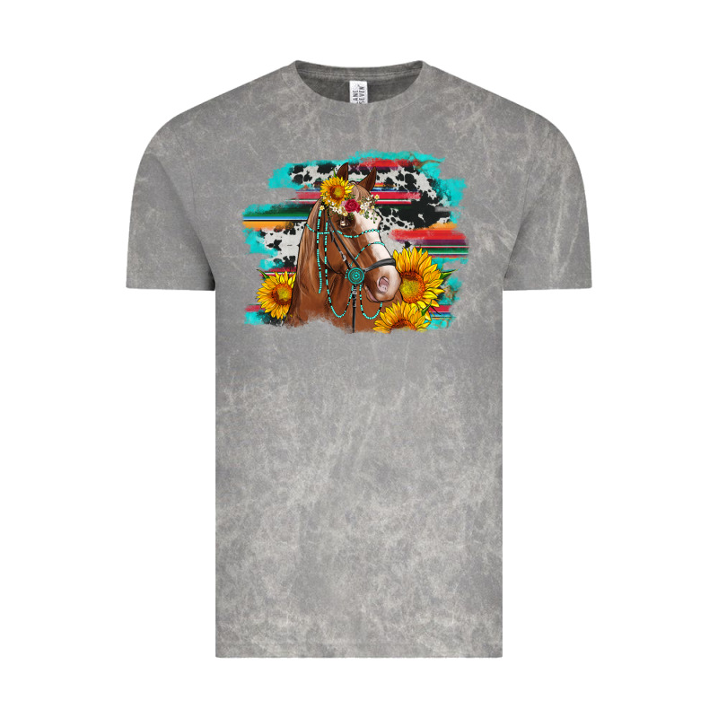 Horse With Sunflowers Vintage Tee by Artiststas | Teevron