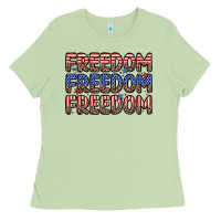 Matcha freedom freedom freedom Ladies Tee - Zillion Design Studio