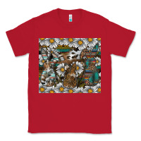 Red Easter Classic Tee - CowhideDigitalArt